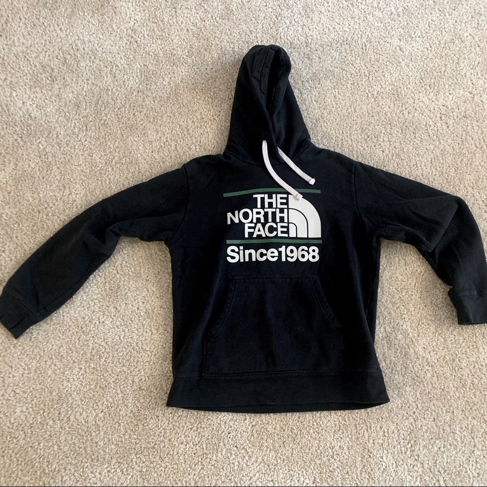 Vintage North Face Logo Hoodie Sweatshirt